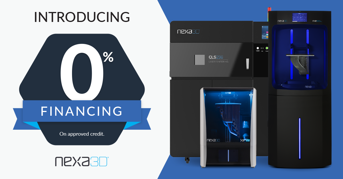 0% Interest Financing for Industrial 3D Printers